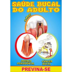 Mini Revista Saúde Bucal do Adulto - Pacote c/ 14 unidades