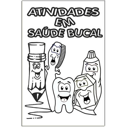 Mini Revista Atividades Saúde Bucal - Pacote c/ 14 unidades