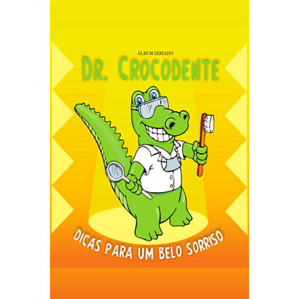 Mini Revista Escolar Dr. Crocodente - Pacote c/ 14 unidades